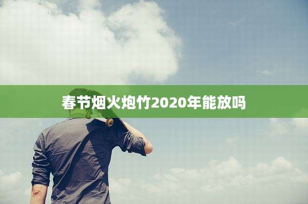 春节烟火炮竹2020年能放吗