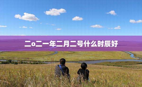 二o二一年二月二号什么时辰好