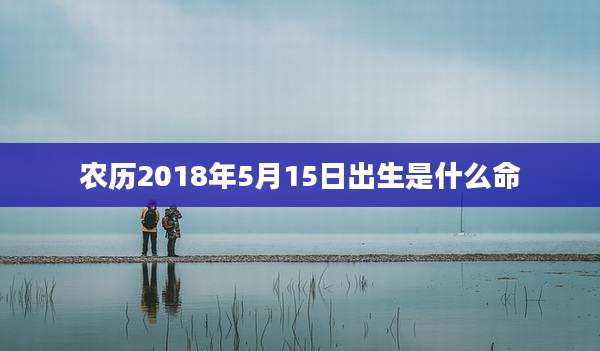 农历2018年5月15日出生是什么命