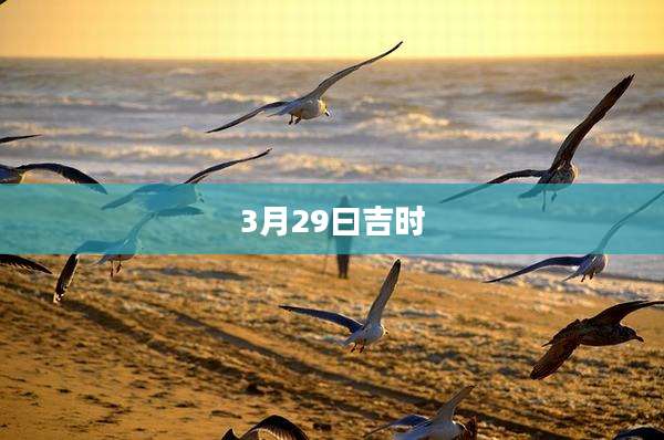3月29曰吉时