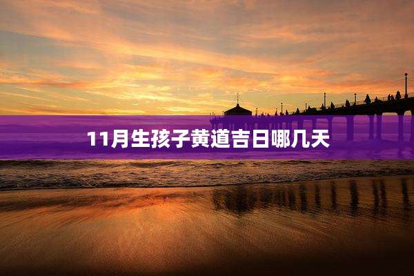 11月生孩子黄道吉日哪几天
