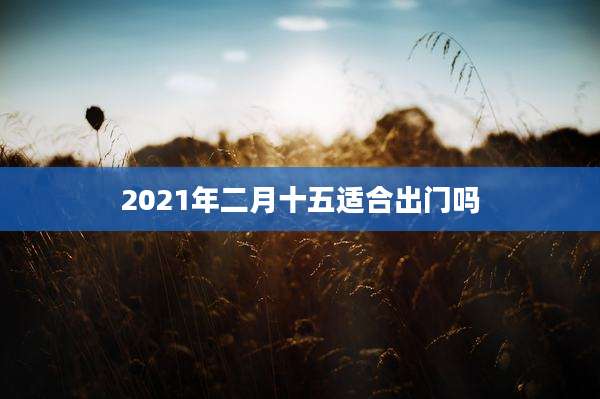 2021年二月十五适合出门吗