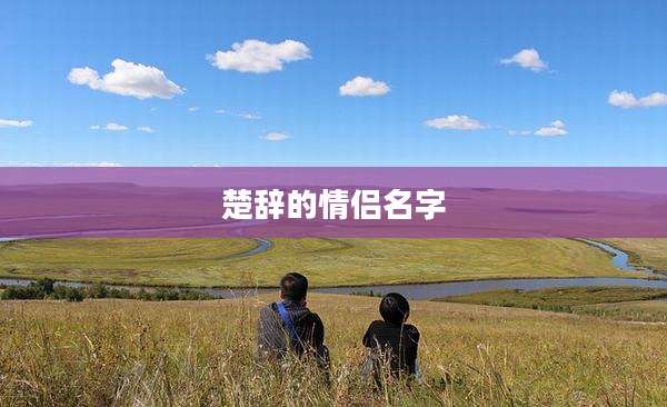 楚辞的情侣名字