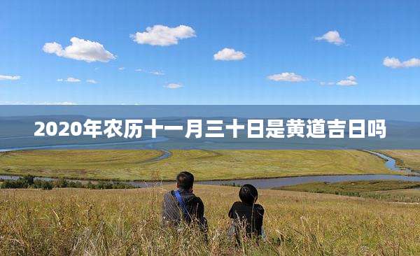 2020年农历十一月三十日是黄道吉日吗