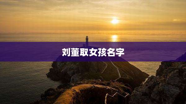 刘董取女孩名字