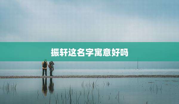 振轩这名字寓意好吗