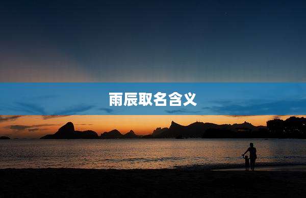 雨辰取名含义