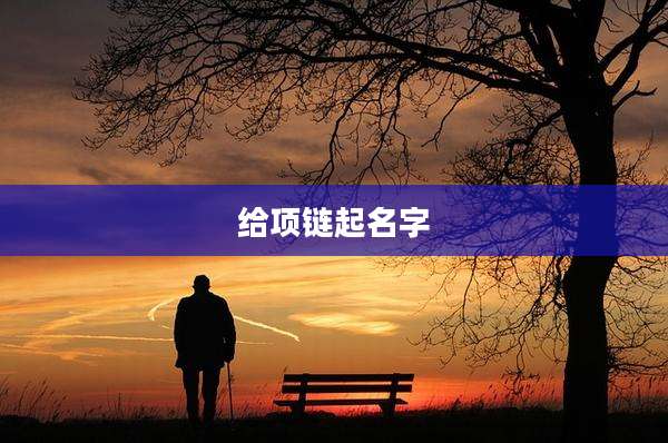 给项链起名字