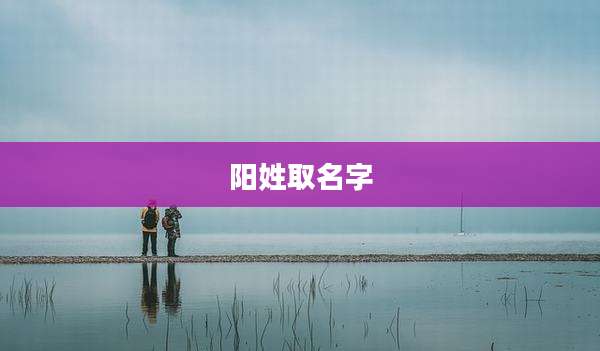 阳姓取名字