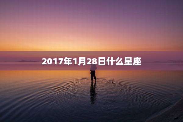 2017年1月28日什么星座
