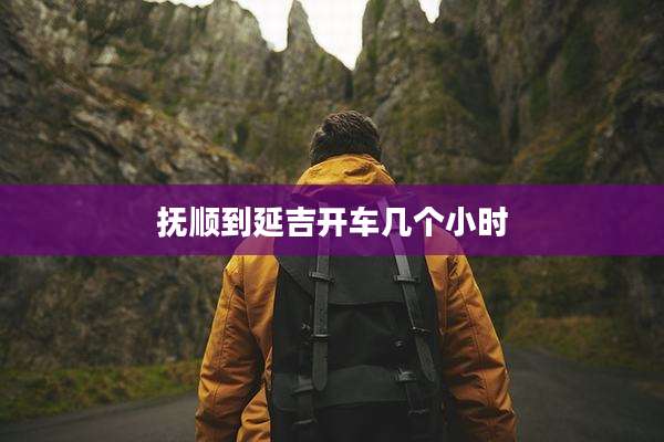 抚顺到延吉开车几个小时