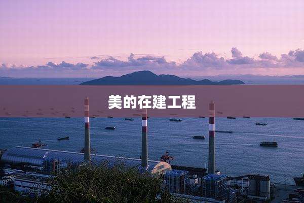 美的在建工程