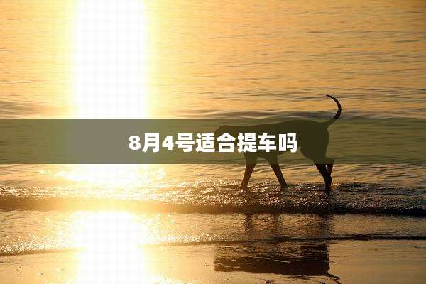8月4号适合提车吗