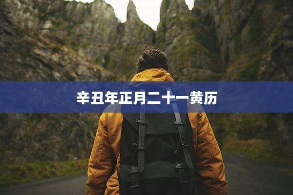 辛丑年正月二十一黄历