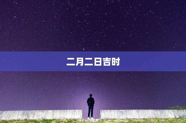二月二日吉时