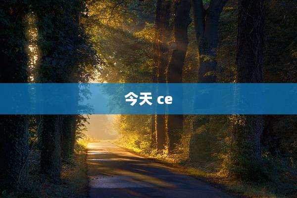 今天 ce