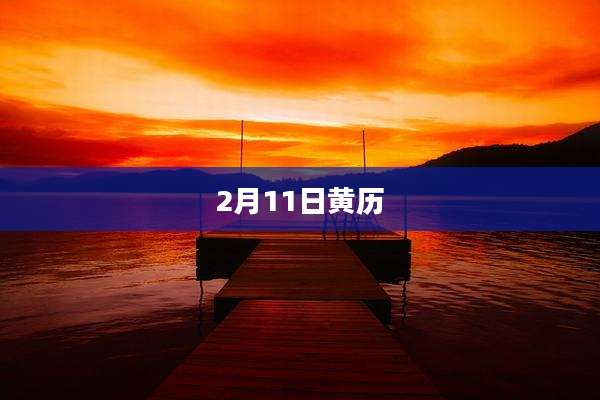 2月11日黄历