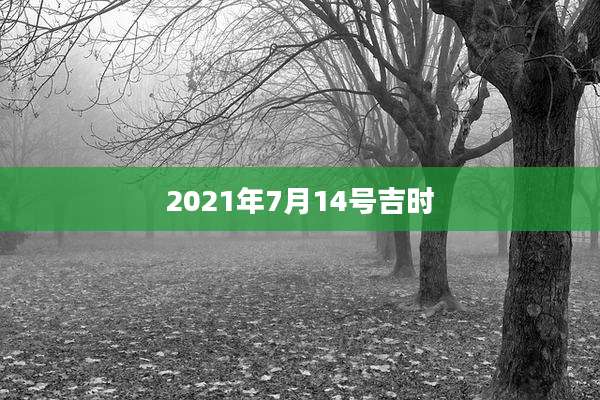 2021年7月14号吉时