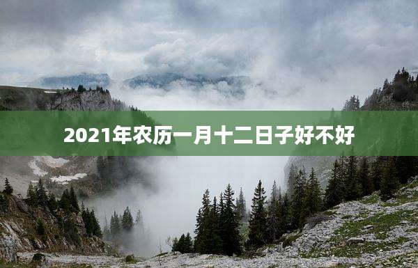 2021年农历一月十二日子好不好