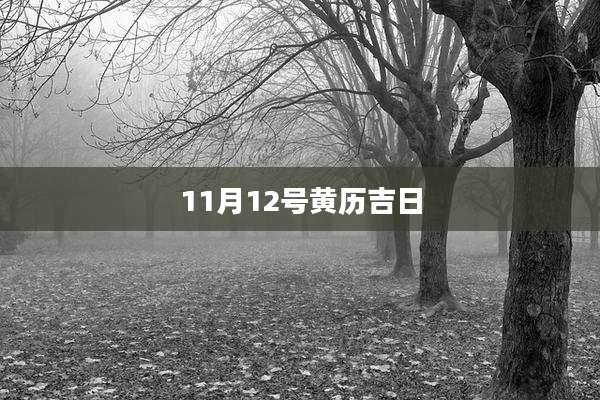 11月12号黄历吉日