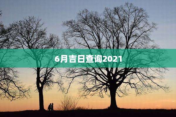 6月吉日查询2021