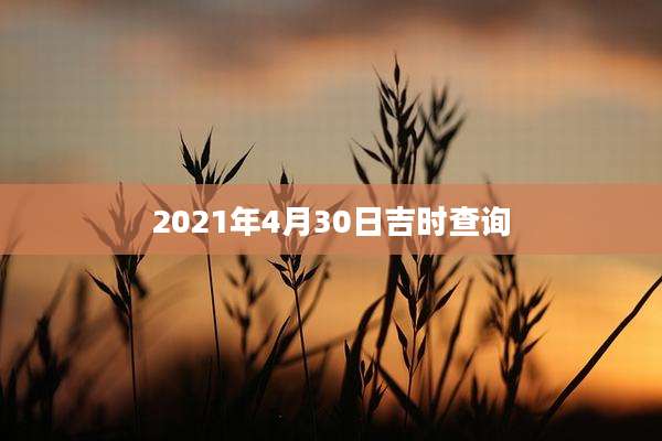 2021年4月30日吉时查询