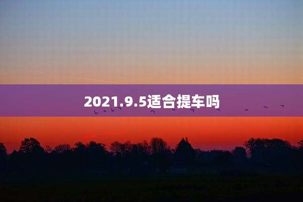 2021.9.5适合提车吗