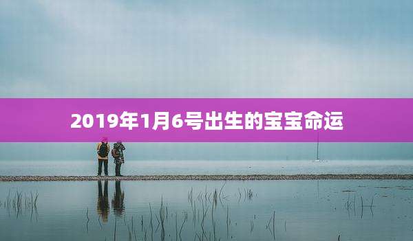 2019年1月6号出生的宝宝命运