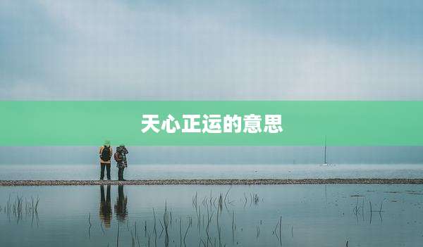 天心正运的意思