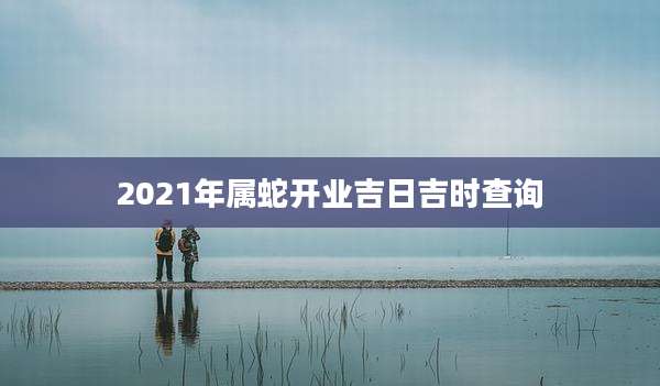 2021年属蛇开业吉日吉时查询