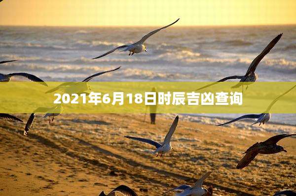 2021年6月18日时辰吉凶查询