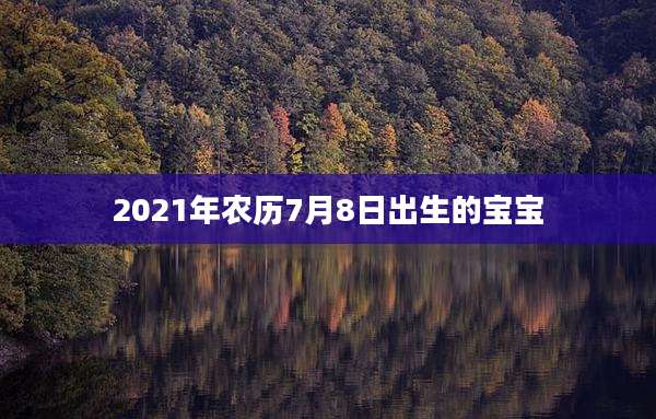 2021年农历7月8日出生的宝宝