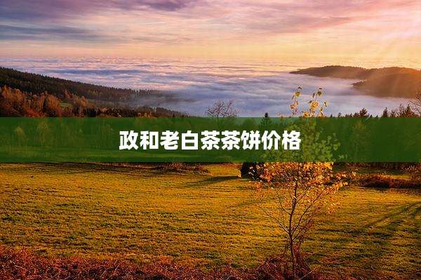 政和老白茶茶饼价格
