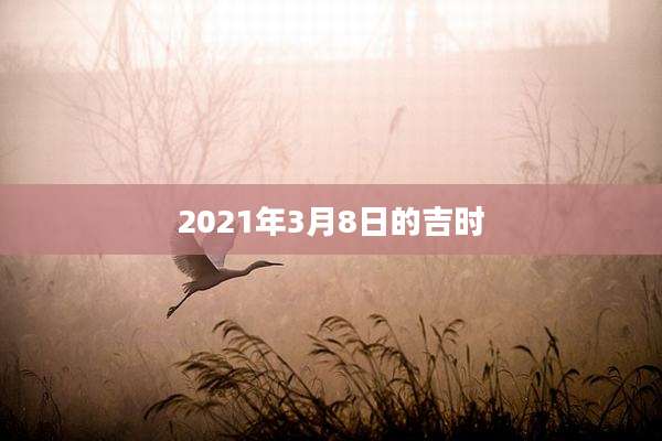 2021年3月8日的吉时