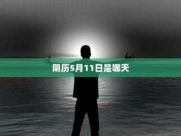 阴历5月11日是哪天