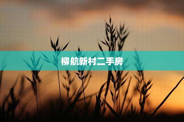 柳航新村二手房