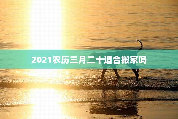 2021农历三月二十适合搬家吗