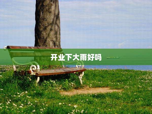 开业下大雨好吗