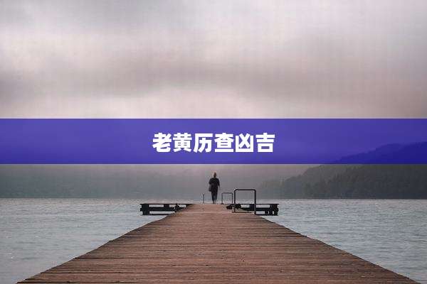 老黄历查凶吉