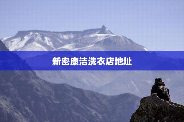 新密康洁洗衣店地址