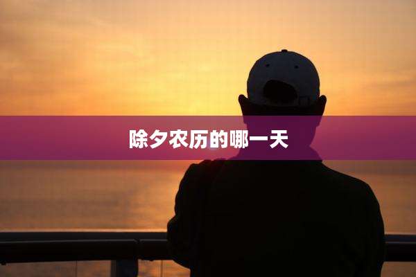 除夕农历的哪一天