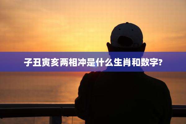子丑寅亥两相冲是什么生肖和数字?