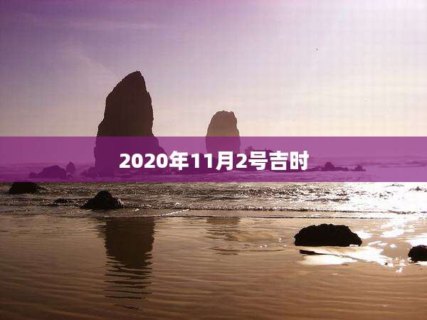 2020年11月2号吉时