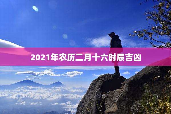 2021年农历二月十六时辰吉凶