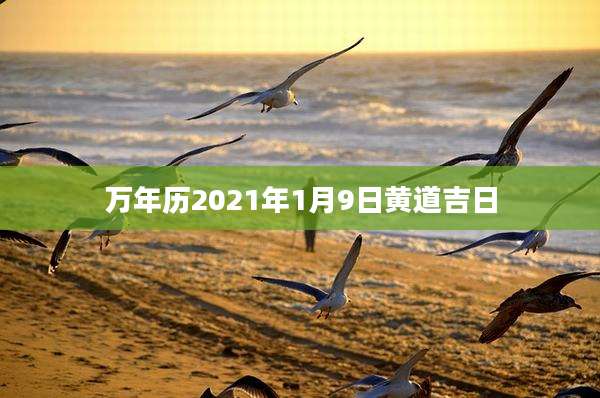 万年历2021年1月9日黄道吉日