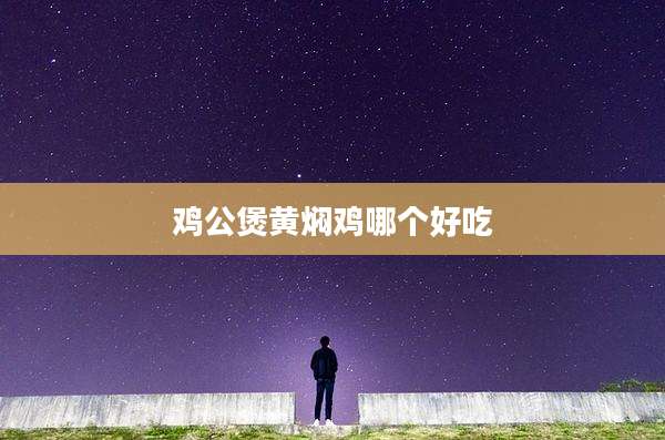 鸡公煲黄焖鸡哪个好吃
