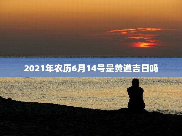 2021年农历6月14号是黄道吉日吗