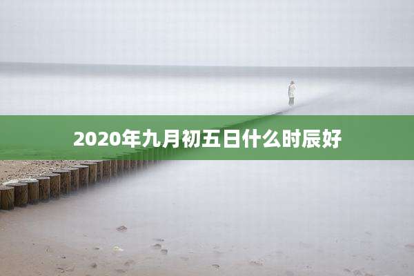 2020年九月初五日什么时辰好