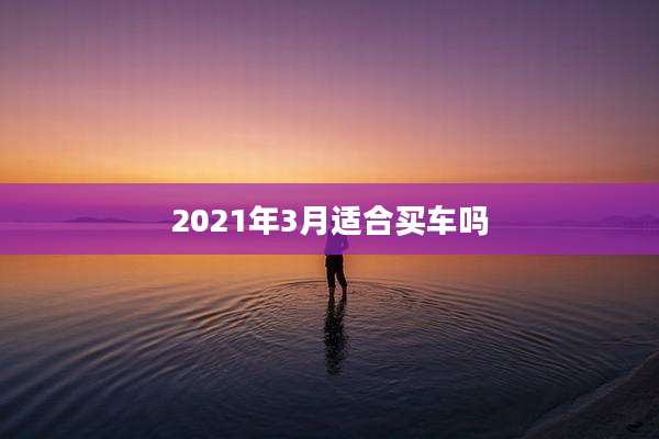2021年3月适合买车吗