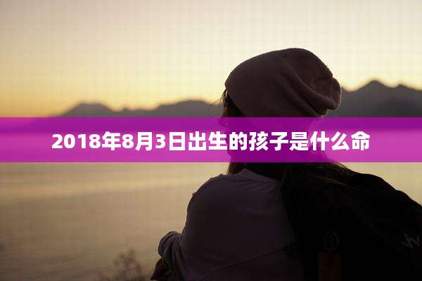 2018年8月3日出生的孩子是什么命